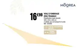 La Foir'Fouille VOILE D'OMBRAGE ERIS TRIANGLE offre