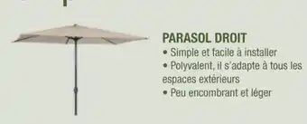 PARASOL DROIT