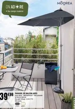 La Foir'Fouille PARASOL DE BALCON ARÈS offre