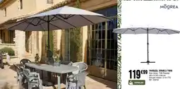 La Foir'Fouille PARASOL DOUBLE TWIN offre
