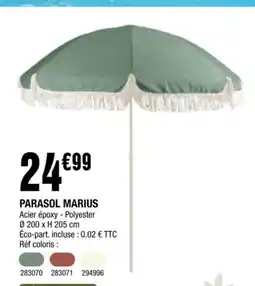La Foir'Fouille PARASOL MARIUS offre