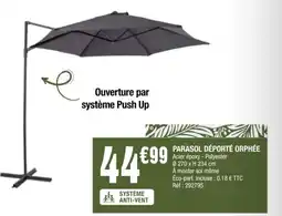 La Foir'Fouille PARASOL DÉPORTÉ ORPHÉE offre