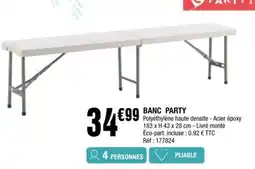 La Foir'Fouille BANC PARTY offre