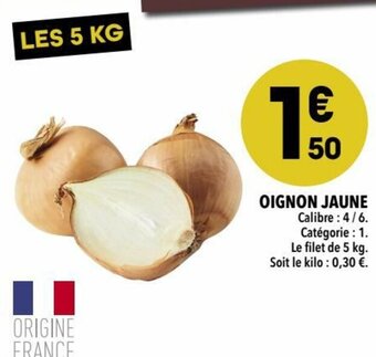 Supeco Oignon jaune offre