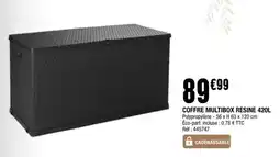 La Foir'Fouille COFFRE MULTIBOX RESINE offre