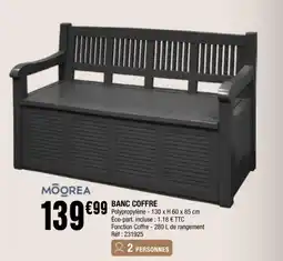 La Foir'Fouille BANC COFFRE offre