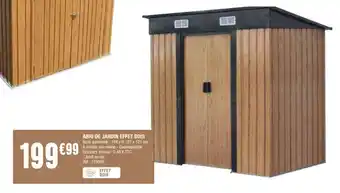 ABRI DE JARDIN EFFET BOIS