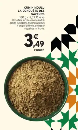 Intermarché Hyper Cumin moulu la conquête des saveurs offre