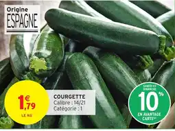 Intermarché Hyper Courgette offre
