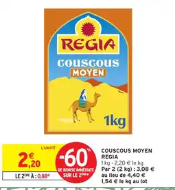 Intermarché Hyper REGIA Couscous moyen offre