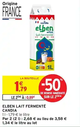 Intermarché Hyper CANDIA Elben lait fermenté offre