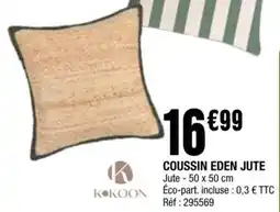 La Foir'Fouille COUSSIN EDEN JUTE offre