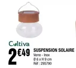 La Foir'Fouille SUSPENSION SOLAIRE offre