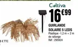 La Foir'Fouille GUIRLANDE SOLAIRE 5 LEDS offre