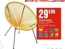 La Foir'Fouille FAUTEUIL MARCO offre