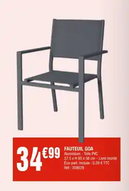 La Foir'Fouille FAUTEUIL GOA offre