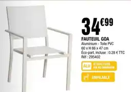 La Foir'Fouille FAUTEUIL GOA offre
