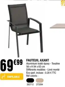 La Foir'Fouille FAUTEUIL AXANT offre