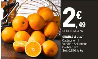 E.Leclerc Orange à jus offre