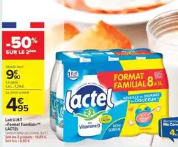 Carrefour Market Lait U.H.T. Format Familial offre