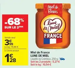 Carrefour Market Miel De France Lune De Miel offre