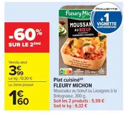 Carrefour Market Plat Cuisiné Fleury Michon offre