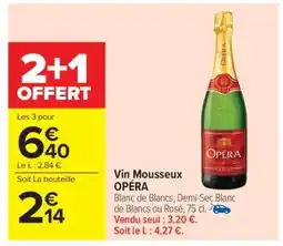 Carrefour Market Vin Mousseux Opéra offre
