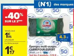 Carrefour Market Éponges Multi-usages CARREFOUR EXPERT offre