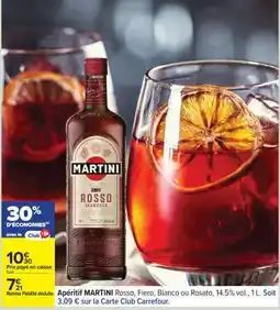 Carrefour Apéritif MARTINI offre