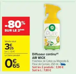 Carrefour Market Diffuseur continu AIR WICK offre