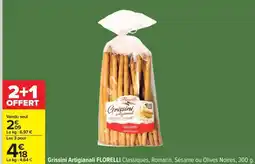 Carrefour GRISSINI ARTIGIANALI FLORELLI offre