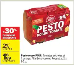 Carrefour Pesto rosso POLLI offre