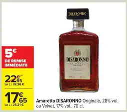 Carrefour Amaretto Disaronno offre