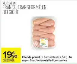Carrefour FILET DE POULET offre