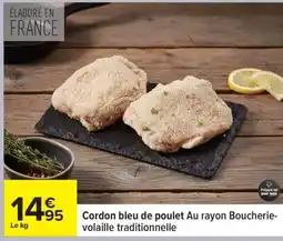 Carrefour CORDON BLEU DE POULET offre