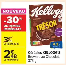Carrefour Céréales KELLOGG'S Trésor offre