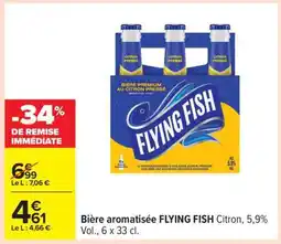 Carrefour Bière aromatisée FLYING FISH Citron offre