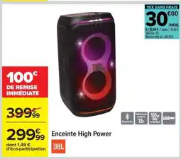 Carrefour Enceinte high power offre