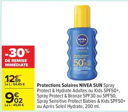 Carrefour Protections Solaires NIVEA SUN offre
