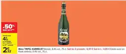 Carrefour Bière Tripel Karmeliet offre