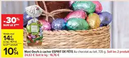 Carrefour Maxi Oeufs à cacher ESPRIT DE FÊTE offre