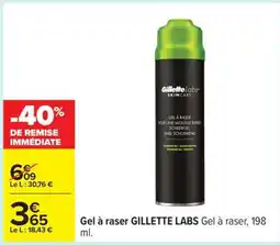 Carrefour Gel À Raser Gillette Labs offre
