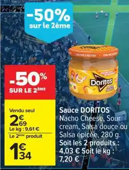 Carrefour Sauce DORITOS offre
