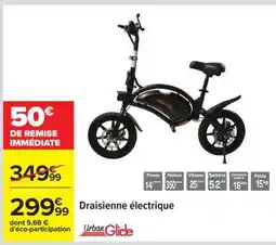 Carrefour Draisienne électrique offre