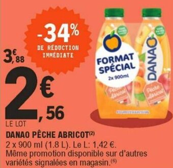 E.Leclerc Danao pêche abricot offre