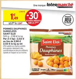 Intermarché Saint eloi pommes dauphines surgelées offre