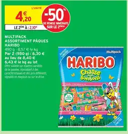 Intermarché Haribo multipack assortiment pâques offre