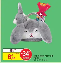 Intermarché Fizzy sac à main peluche offre