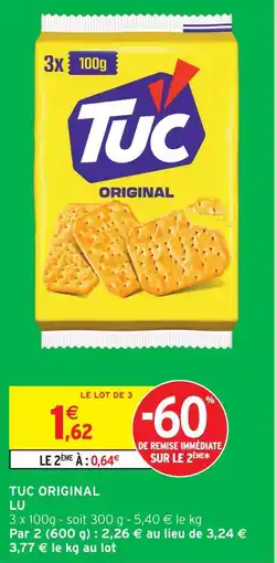 Intermarché Lu tuc original offre