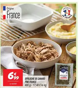 Netto Fine france effiloché de canard offre